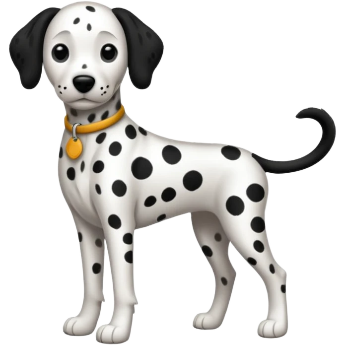 Dalmation whole body emoji