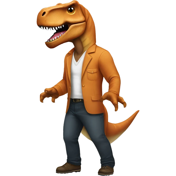 zach bryan in a t-rex costume emoji