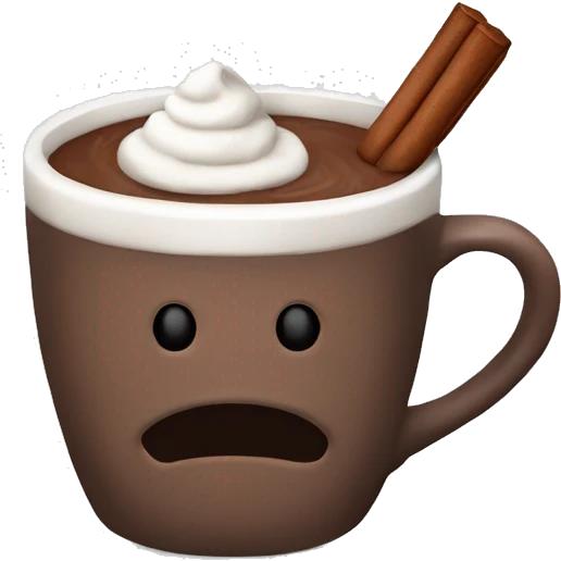 hot chocolate emoji