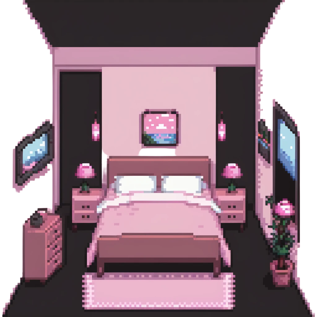 pink aesthetic bedroom emoji