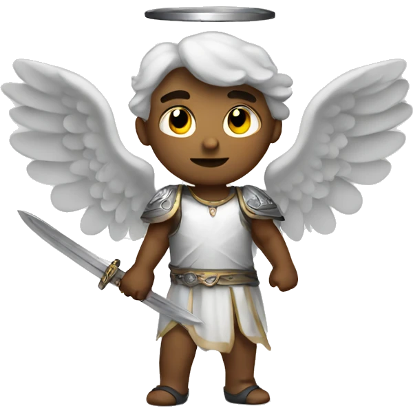 Angel with a sword  emoji