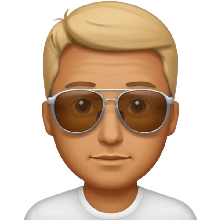hombre con lentes de playa emoji