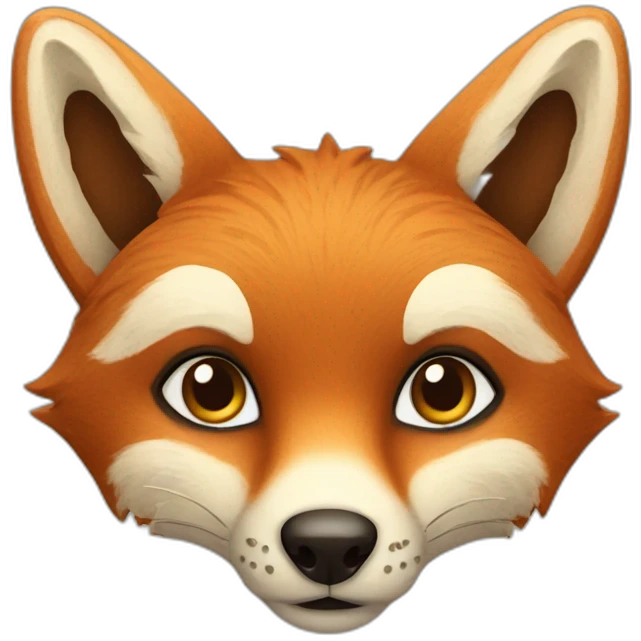 Renard croisé ours emoji