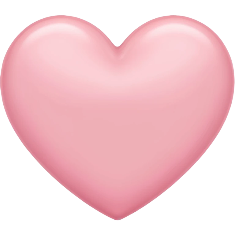 soft pink heart emoji