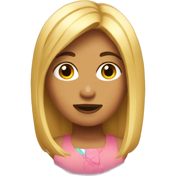 chica rubia emoji