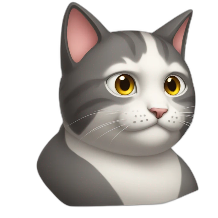 thinking cat emoji