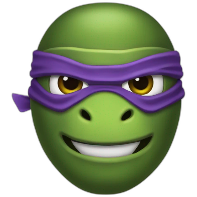 Donatello ninja mutant turtle emoji