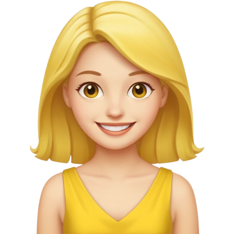 yellow dress emoji