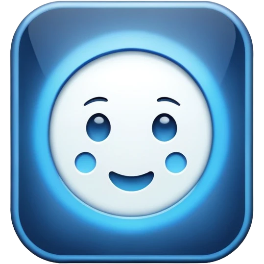 blue sign at the night  emoji