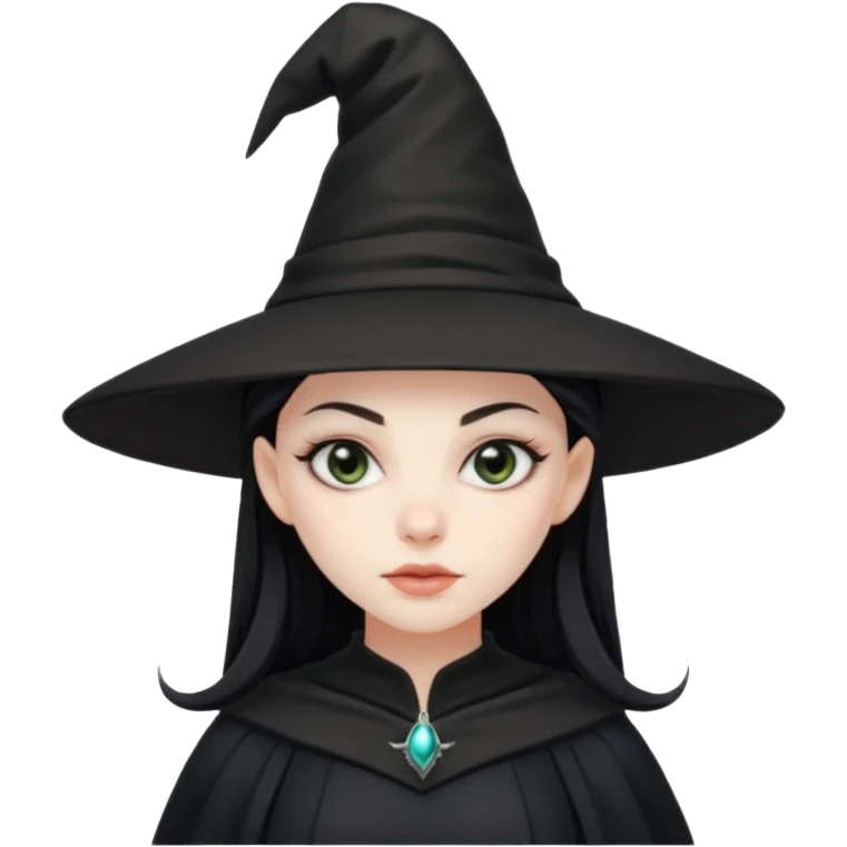 black witch girl emoji
