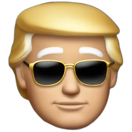 Trump in a luxury car emoji