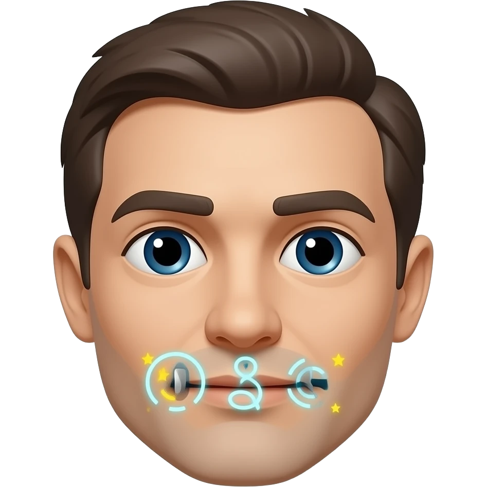 face with symbols on mouth emoji