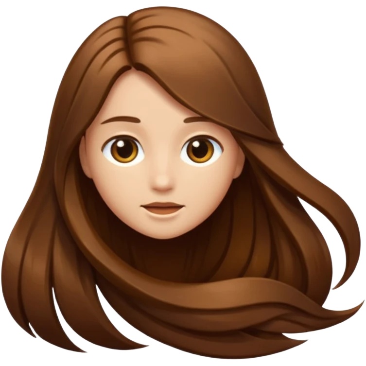 Long hair emoji