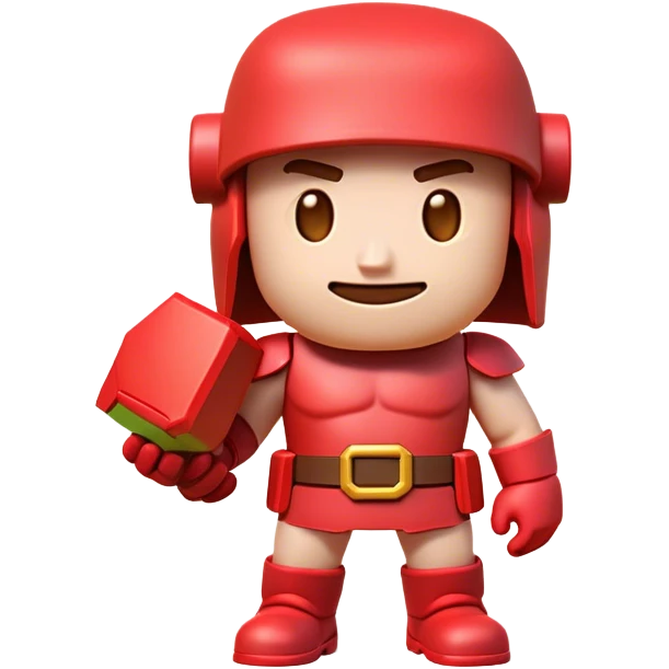 Clash of Clans aesthetic: Cinematic Playful Virtual Boy Portrait Emoji, rendered in a 3D vector-style similar to standard emojis with minimal shading and bold, simplified shapes. A compact, distinct form with signature details, softly glowing with a nostalgic gaming charm. Simplified yet unmistakably iconic, highly detailed and consistent, glowing with a soft radiance and high shine. Stylized with a touch of retro gaming magic and a soft glowing outline, capturing the essence of a beloved gaming relic with a friendly, playful manner! emoji