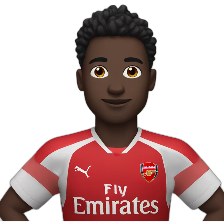 Arsenal player Saka emoji