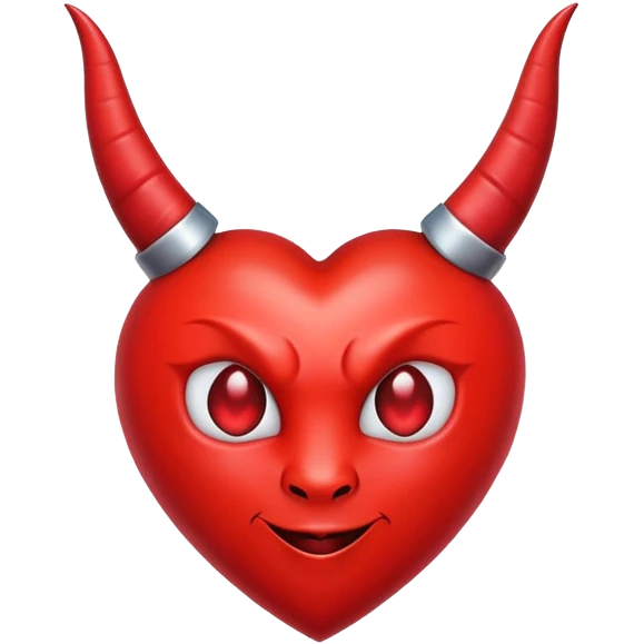 heart with devil horns emoji