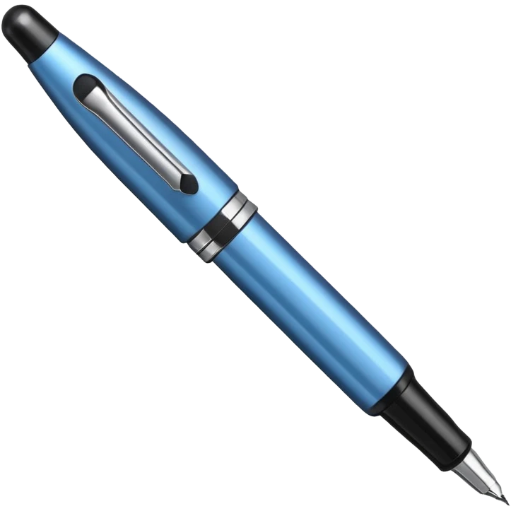 fountain pen with sharp nib emoji