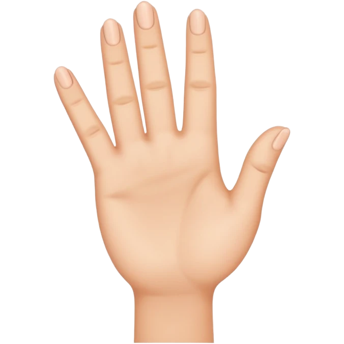 2 in the pink hand emoji