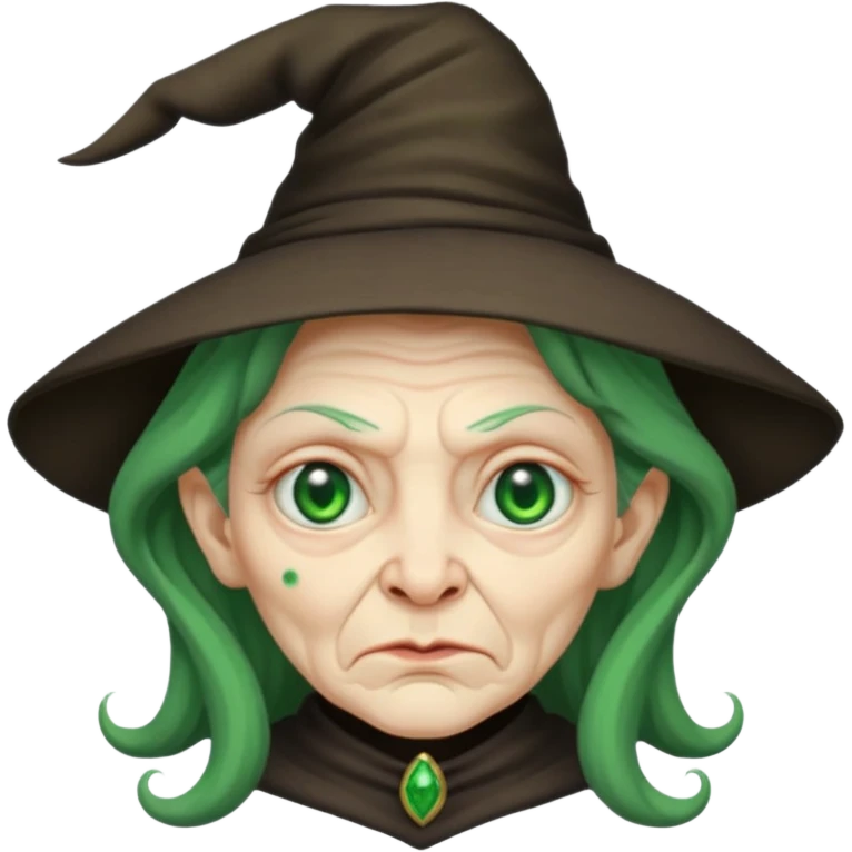 ugly witch emoji