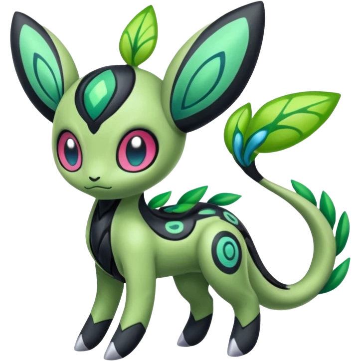 Colorful Exotic Meloetta-Zygarde-Virizion-Venom-Stitch-Fakémon-creature-hybrid emoji