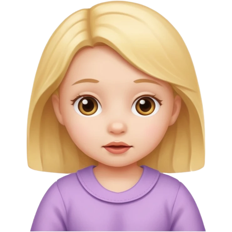 Baby girl emoji