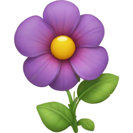 A Planet with a flower emoji