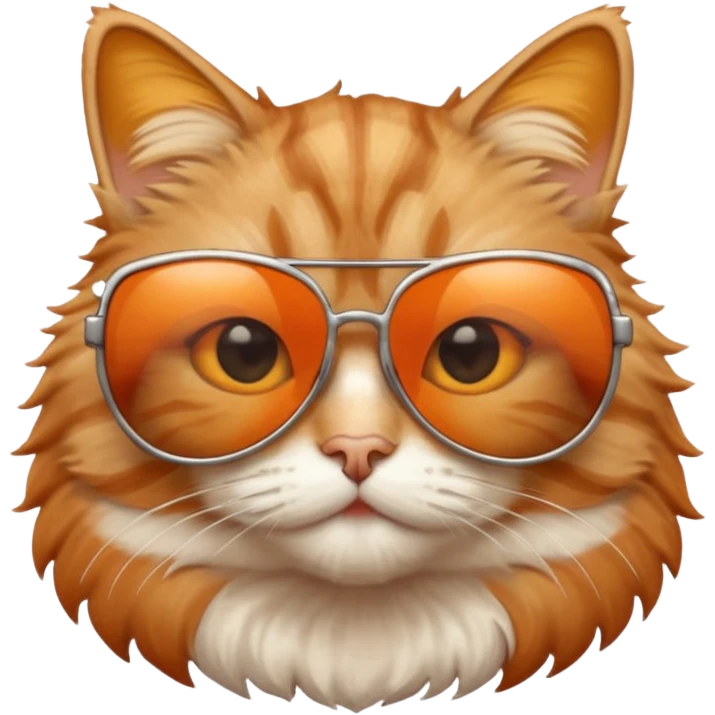 Cat wearing sunglasses emoji