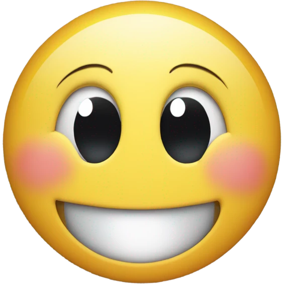 Side eye smiley face emoji