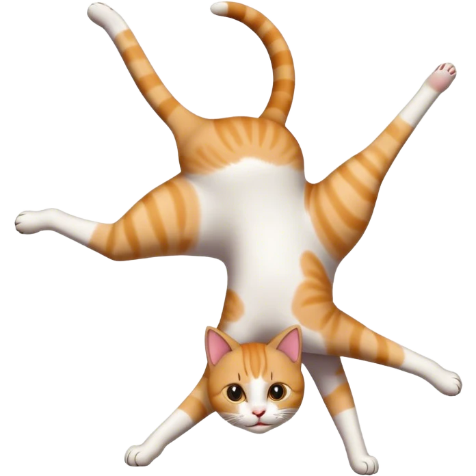 cat doing a cartwheel emoji