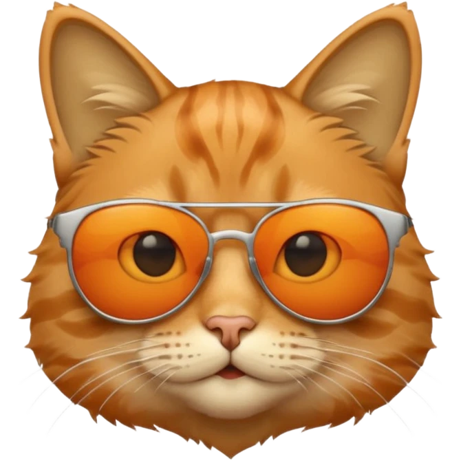 Cat wearing sunglasses emoji