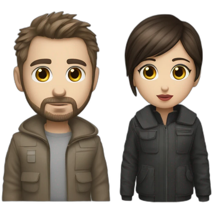 rayan gosling blade runner 2049 with ana de armas emoji