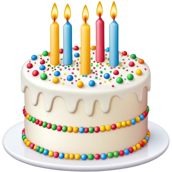 Birthday cake emoji