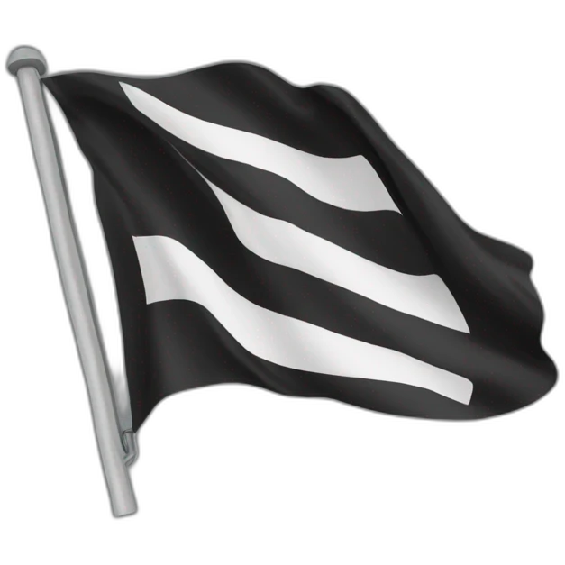 drapeau noir emoji