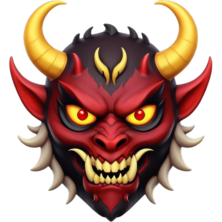 demon masqué emoji