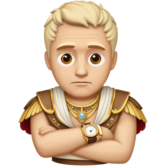 Make Caesar with watches emoji emoji