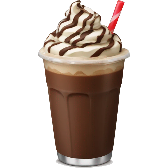 chocolate frappe  emoji