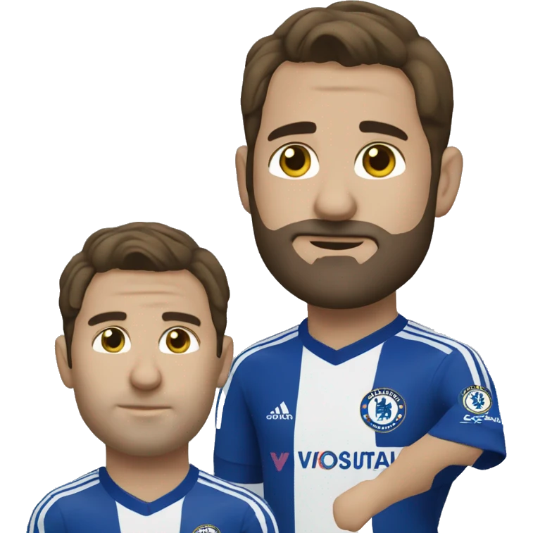 Leon con camisa del chelsea emoji