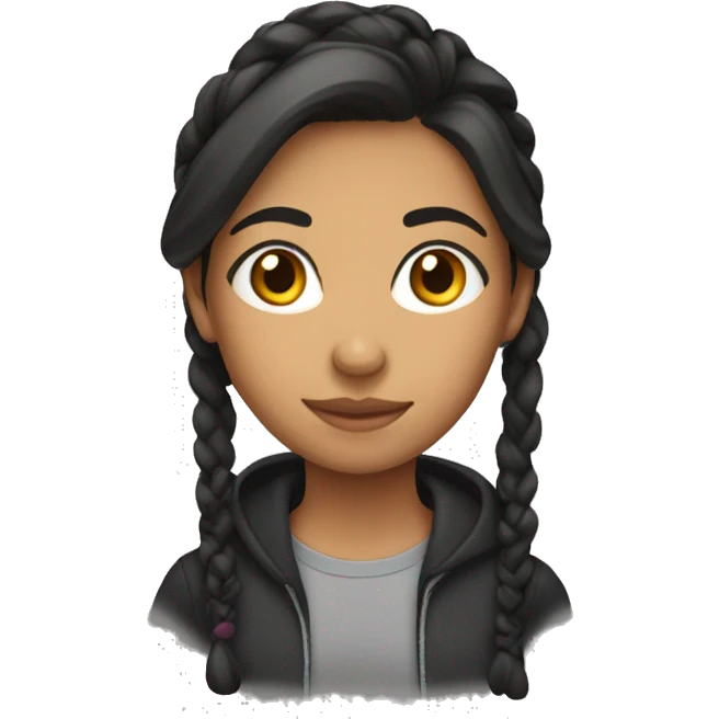 Hispanic teenage girl emoji