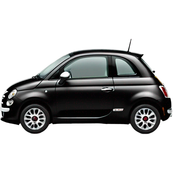black 2010’s fiat 500 emoji