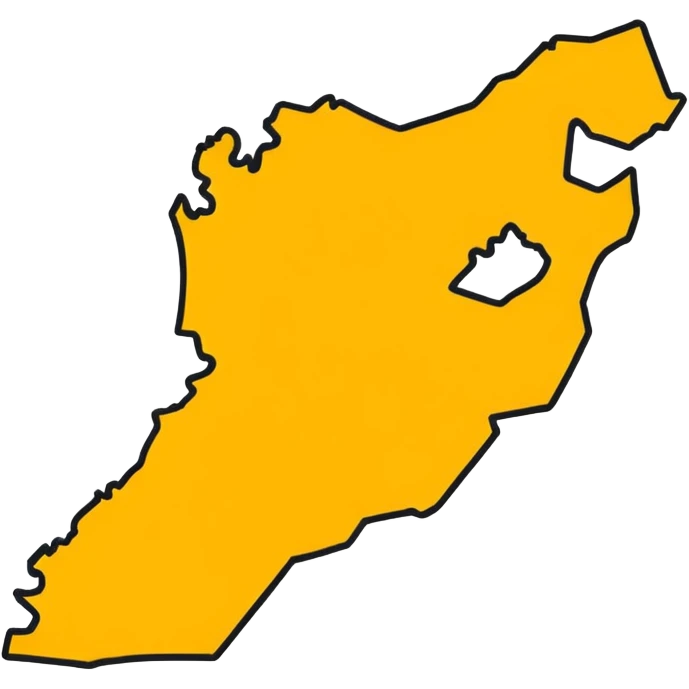 jordan map icon black and white no background just the outline emoji