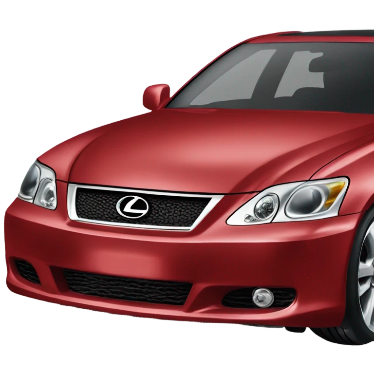2006 Lexus GS300 red emoji