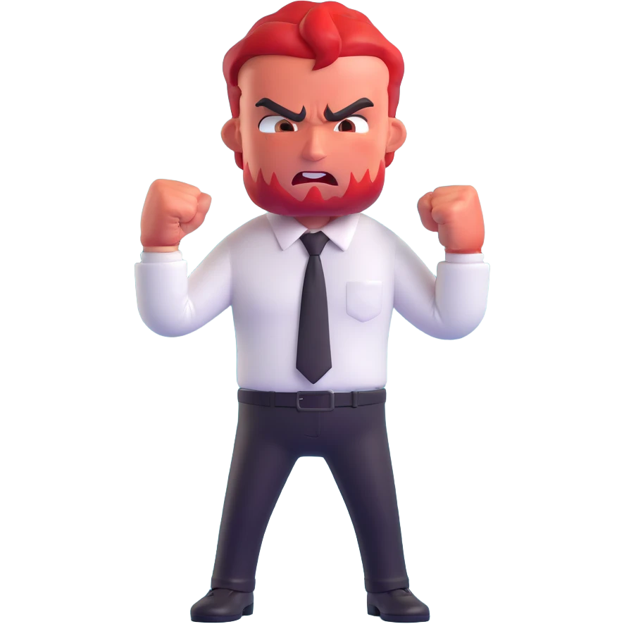 Anger character from Inside Out movie emoji