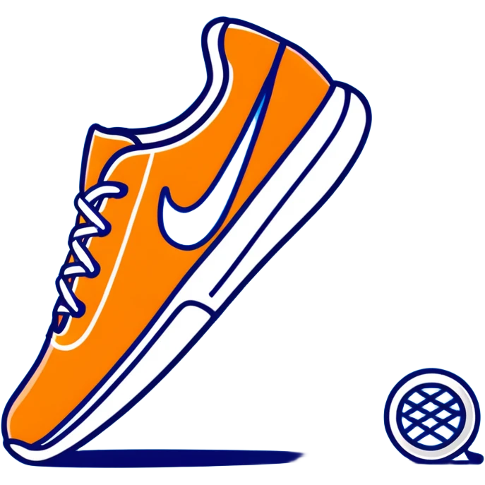 blue Nike tennis shoes, sporty sneakers emoji
