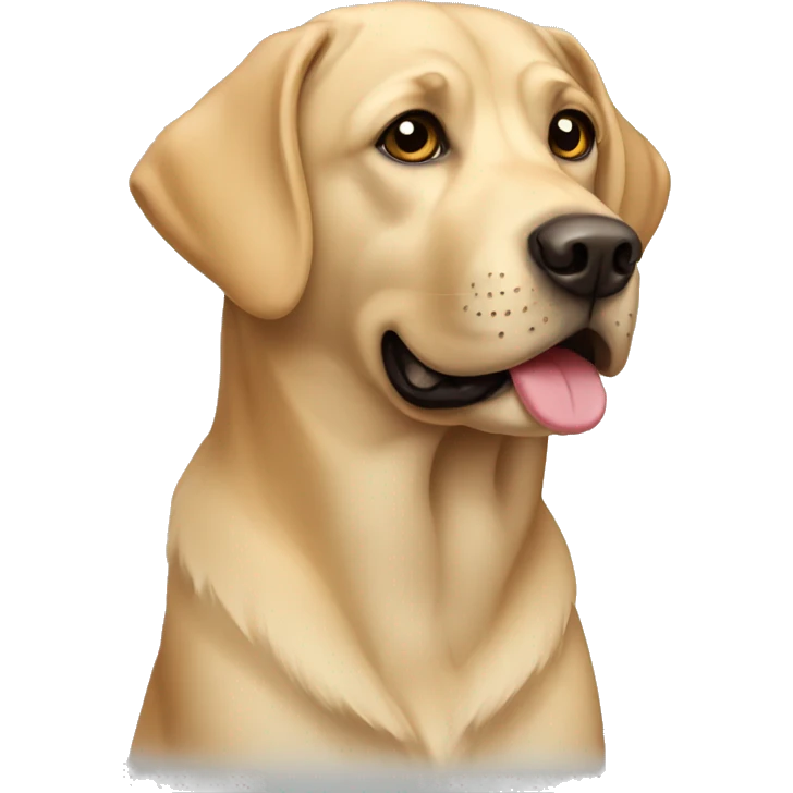A Labrador emoji