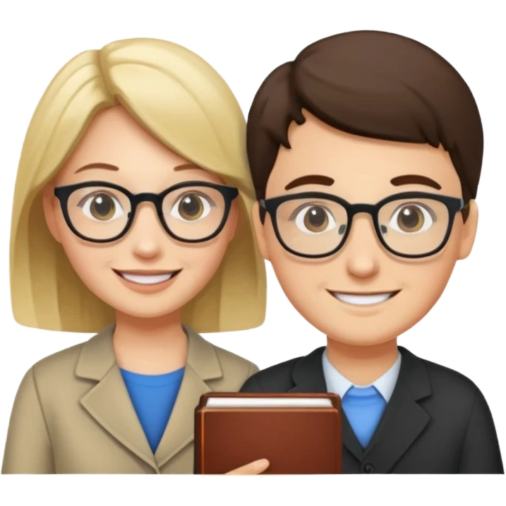 teacher helping student emoji