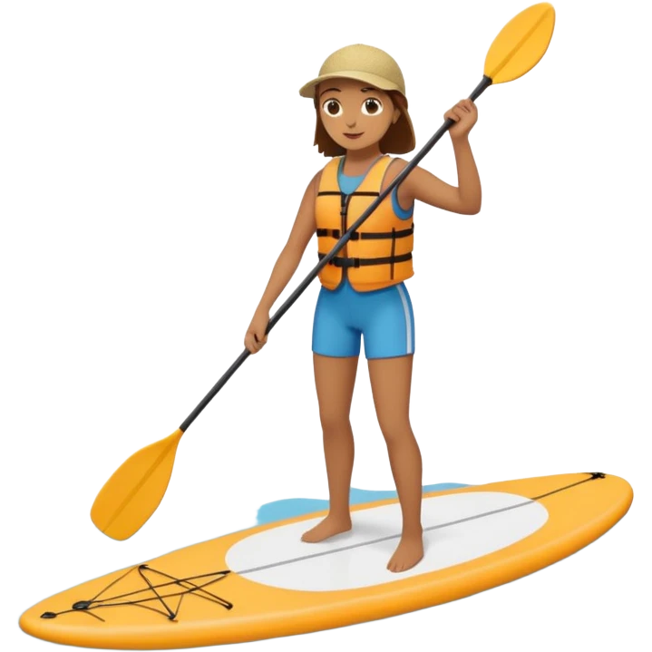 Paddle boarding emoji