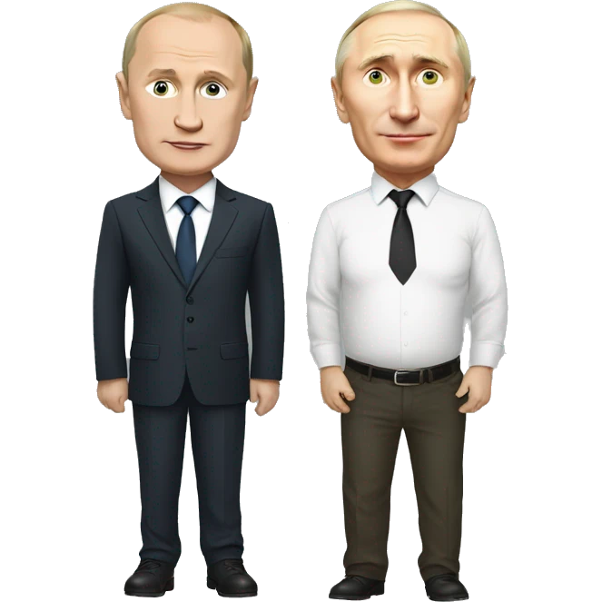 Putin with Lukashanko  emoji