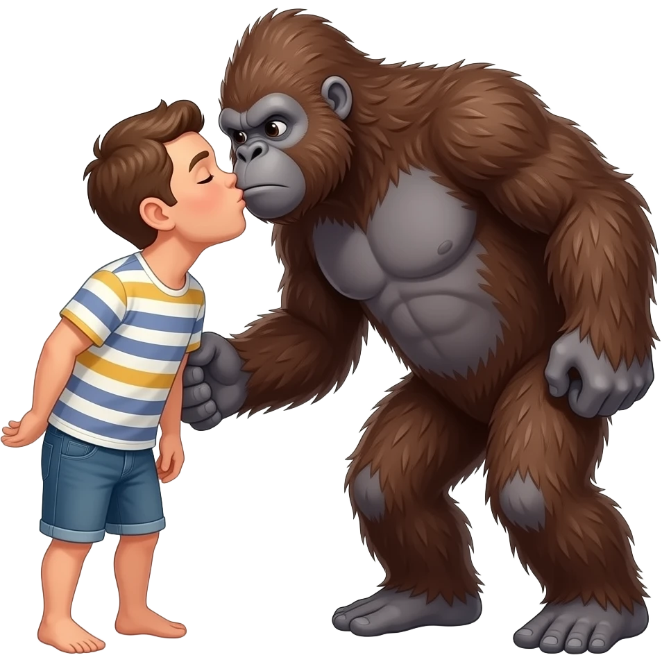 Bigfoot kiss my ass emoji