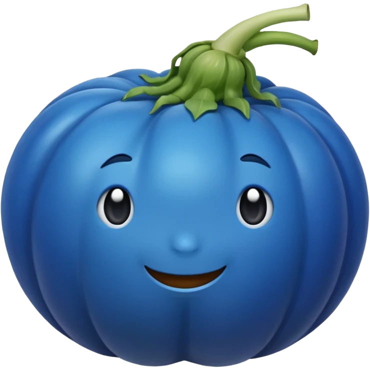 blue vegatable emoji