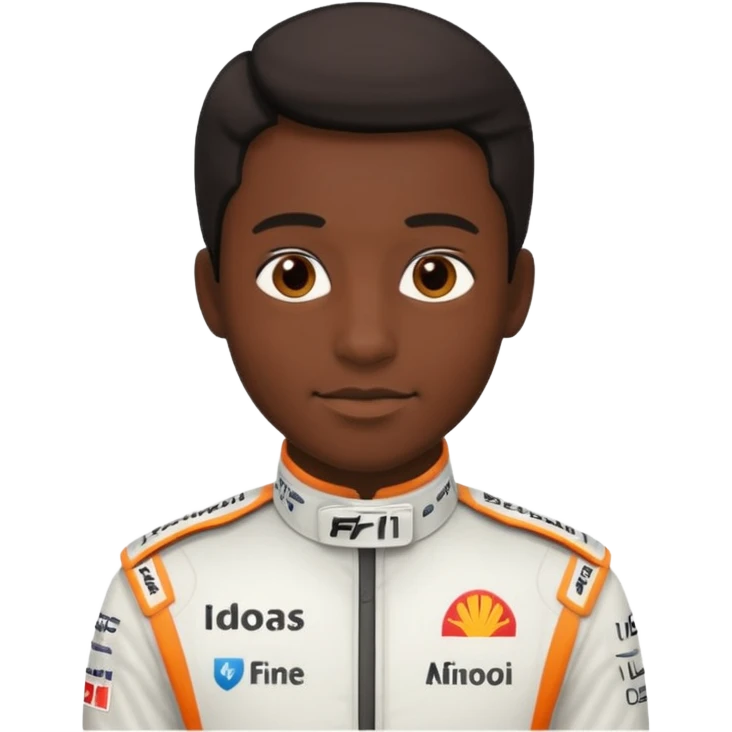 f1 driver black bear emoji